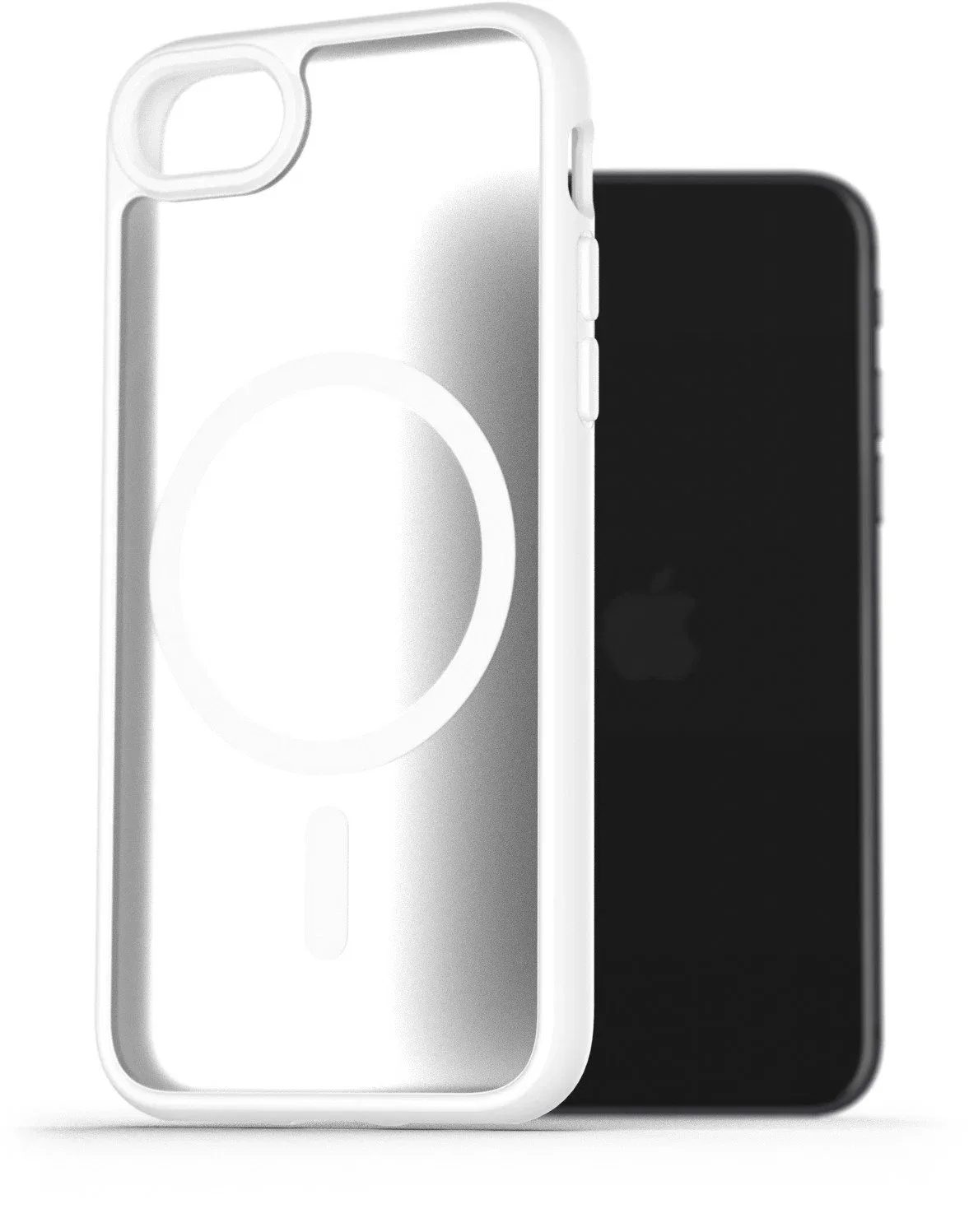 AlzaGuard Matte Case Compatible with Magsafe iPhone 7 / 8 / SE 2020 / SE 2022 fehér tok