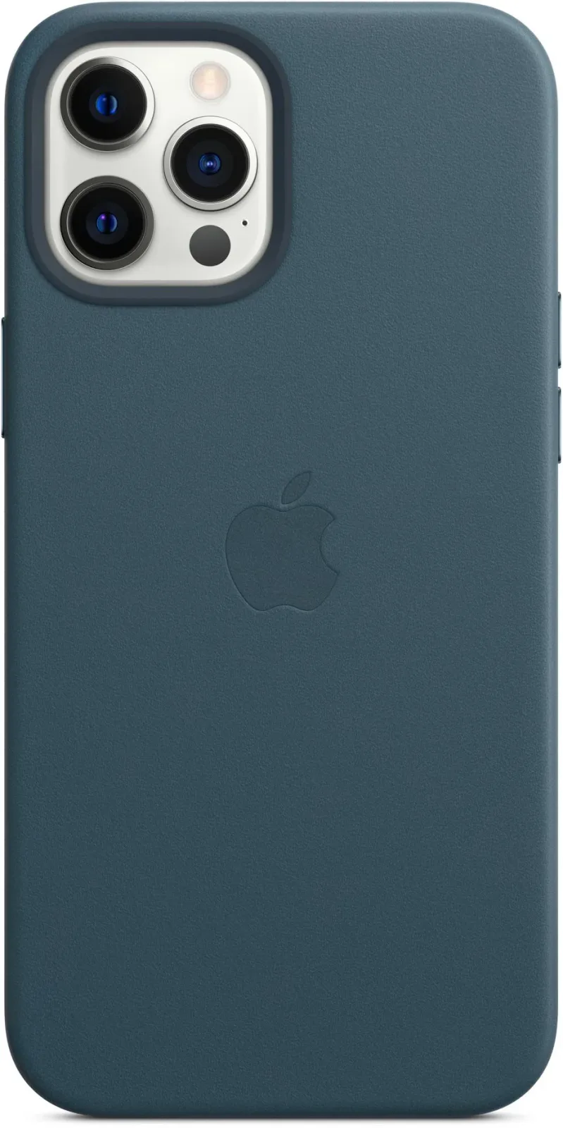 Apple iPhone 12 Pro Max balti kék bőr MagSafe tok