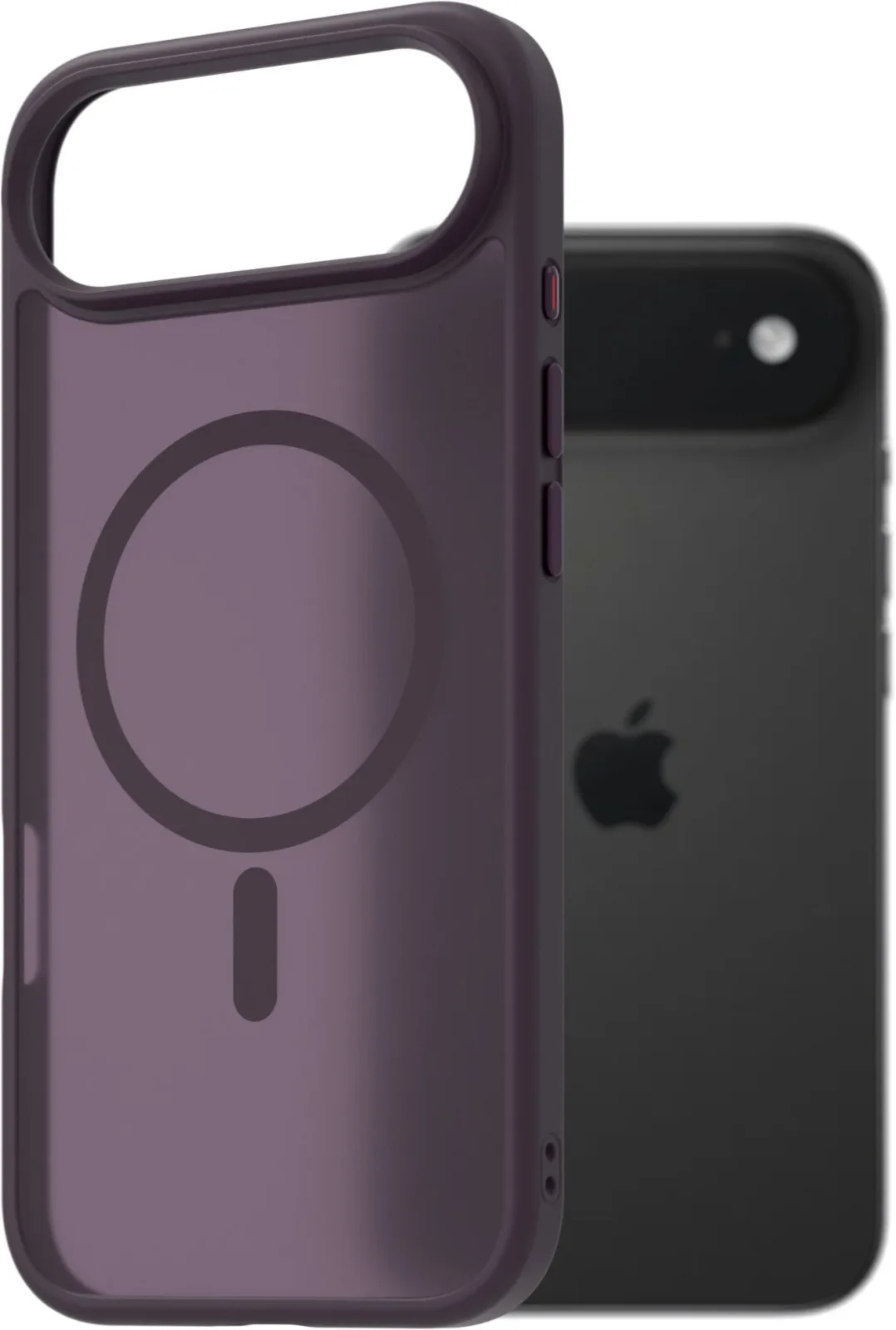 AlzaGuard Matte iPhone Air sötétlila MagSafe tok