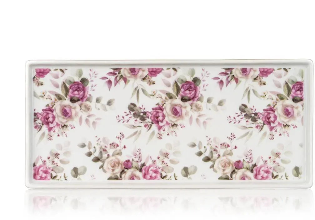 BANQUET ROSE tálca, 27,2×12×1,5 cm, 3 db