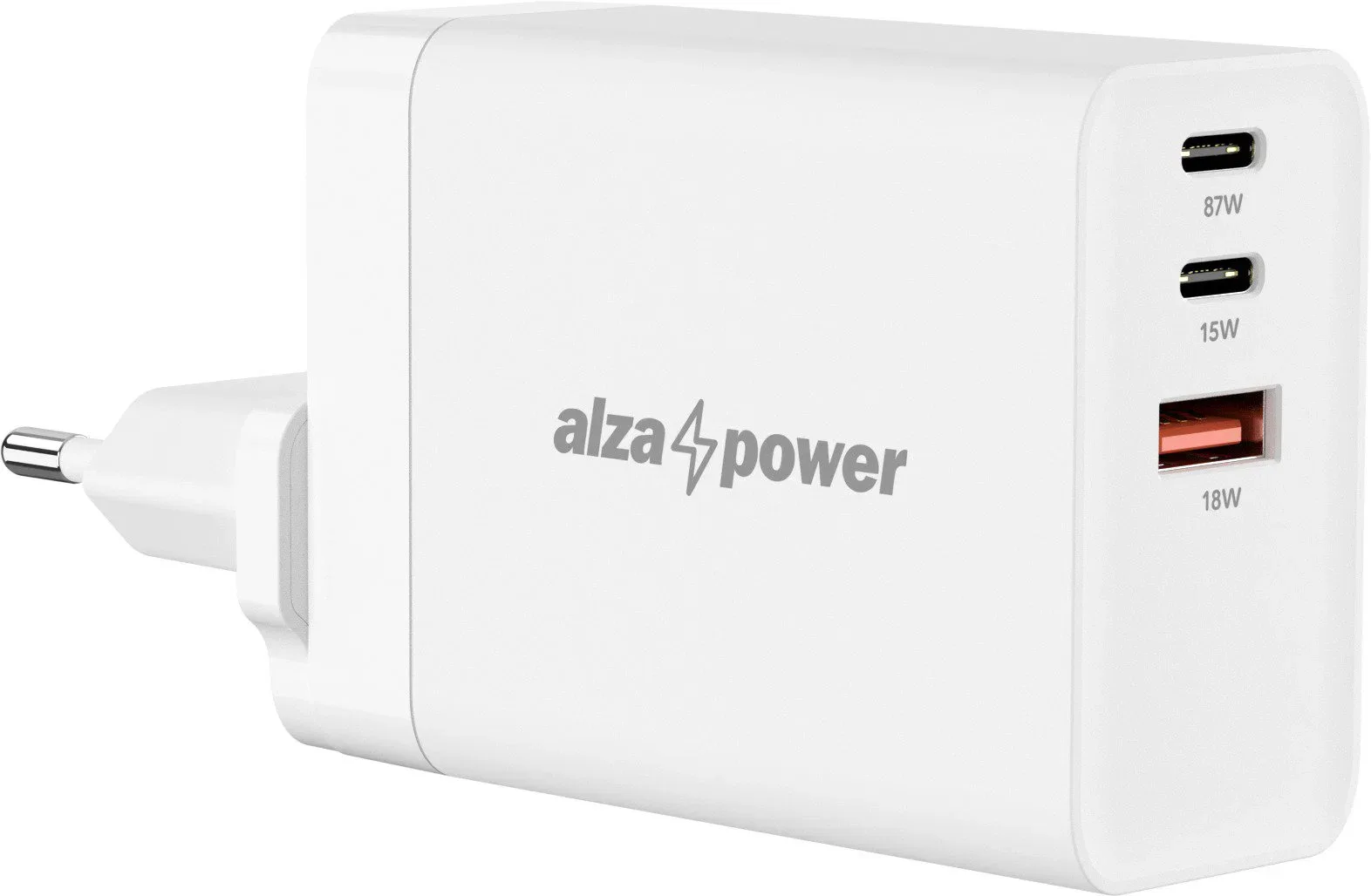AlzaPower G310CCA Fast Charge 120W fehér