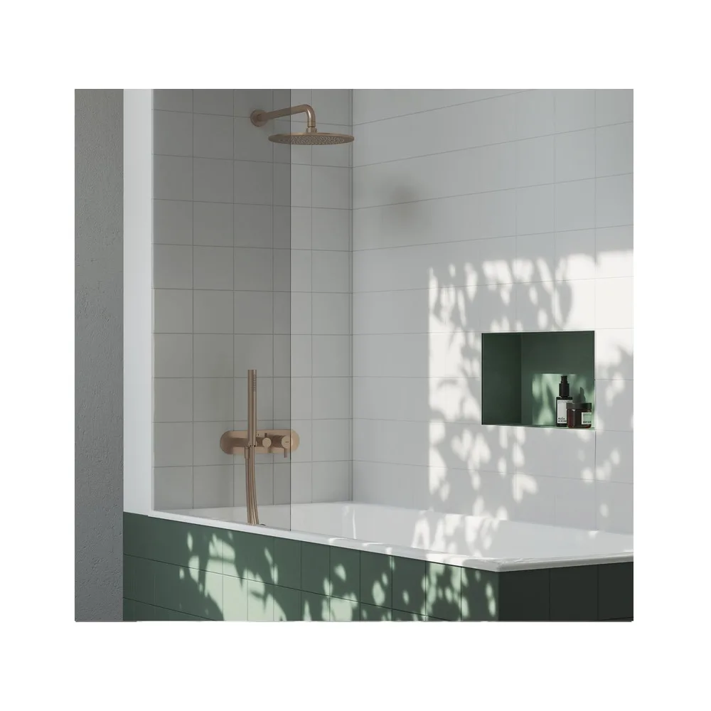 RAVAK X070356 Espirit falba süllyesztett csaptelep szettel, háromutas, belső egység nélkül ES 068.60RGB.O3.RB07D.+S, rose gold