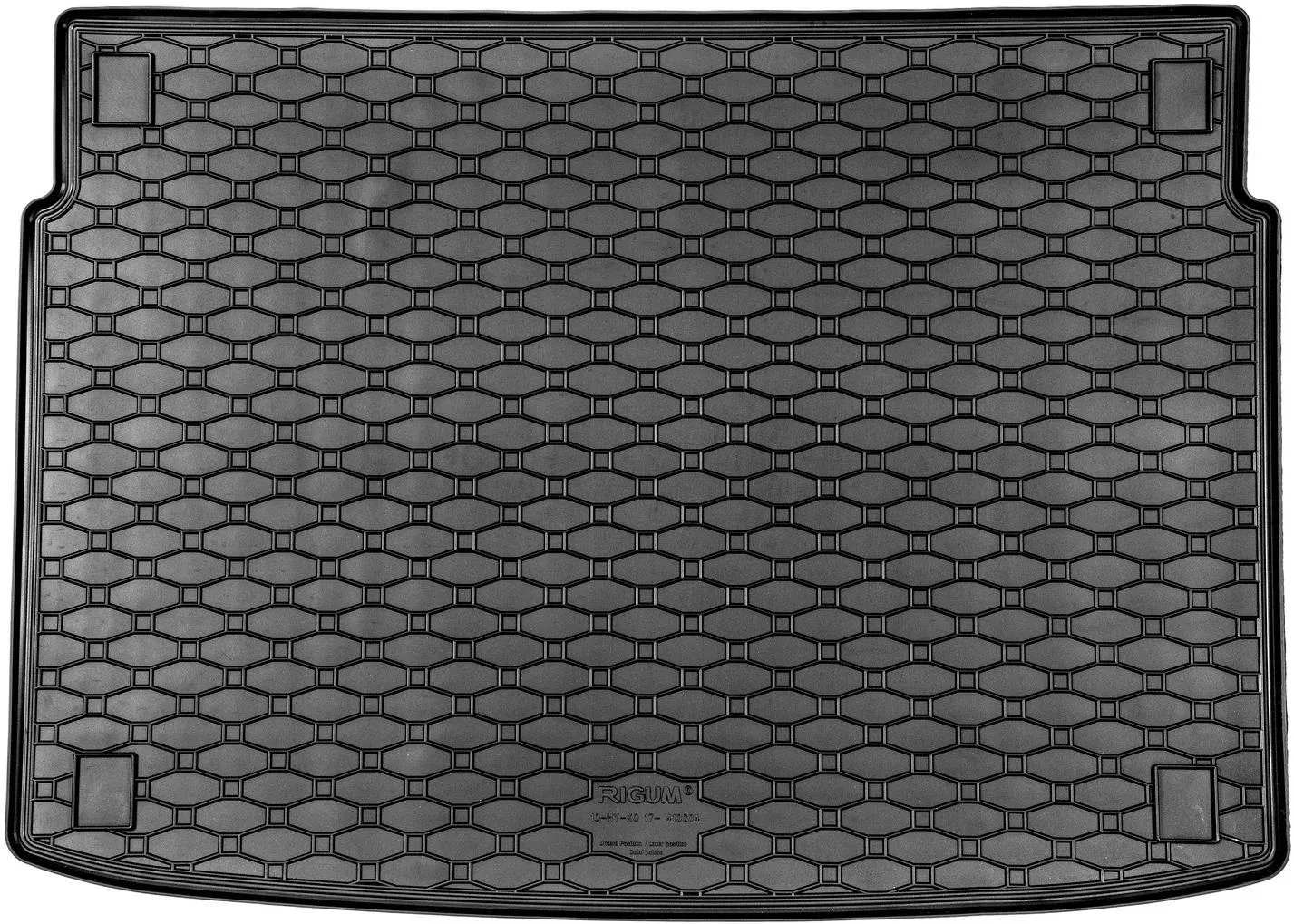 ACI rubber boot liner black for Hyundai KONA 2017-