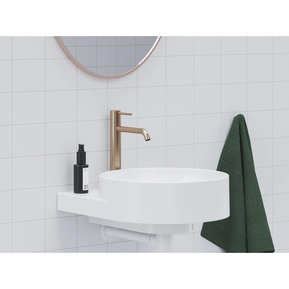 RAVAK X070393 Espirit álló mosdócsaptelep 250 mm leeresztő nélkül ES 014.60RGB, rose gold