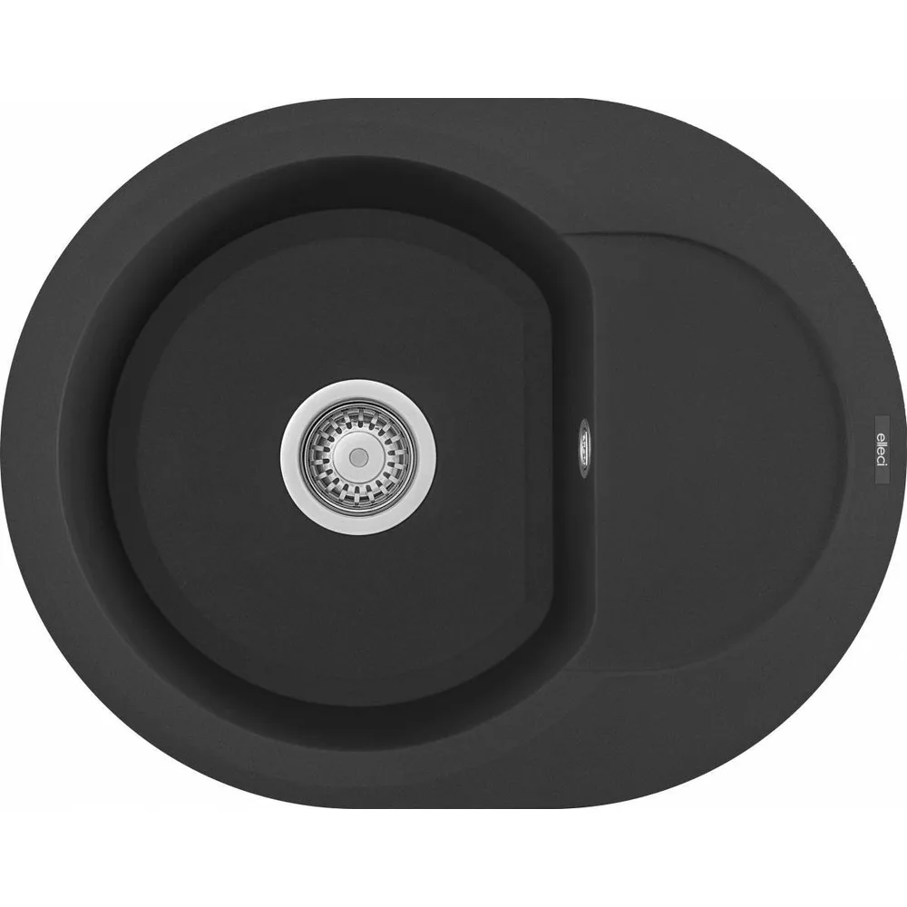 ELLECI - Mosogatótálca Easy ROUND 600 G40 nero