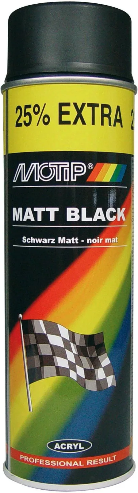 MOTIP M fekete matt 500 ml