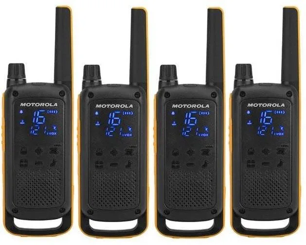 Motorola TLKR T82 Extreme, Quadpack, sárga/fekete