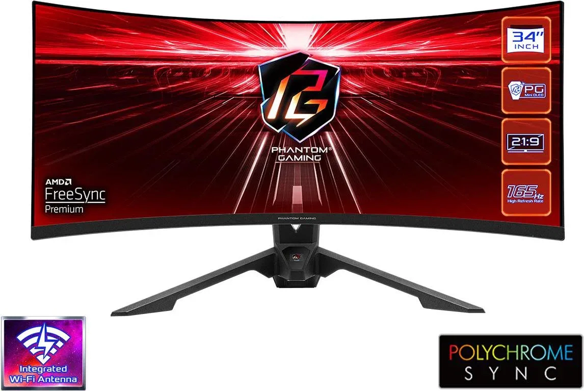34" ASRock PG34WQ15R3A