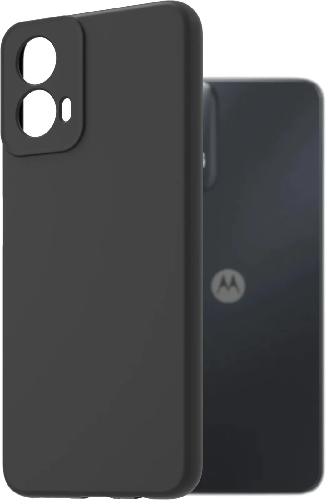AlzaGuard Matte TPU Motorola Moto G34 5G fekete tok