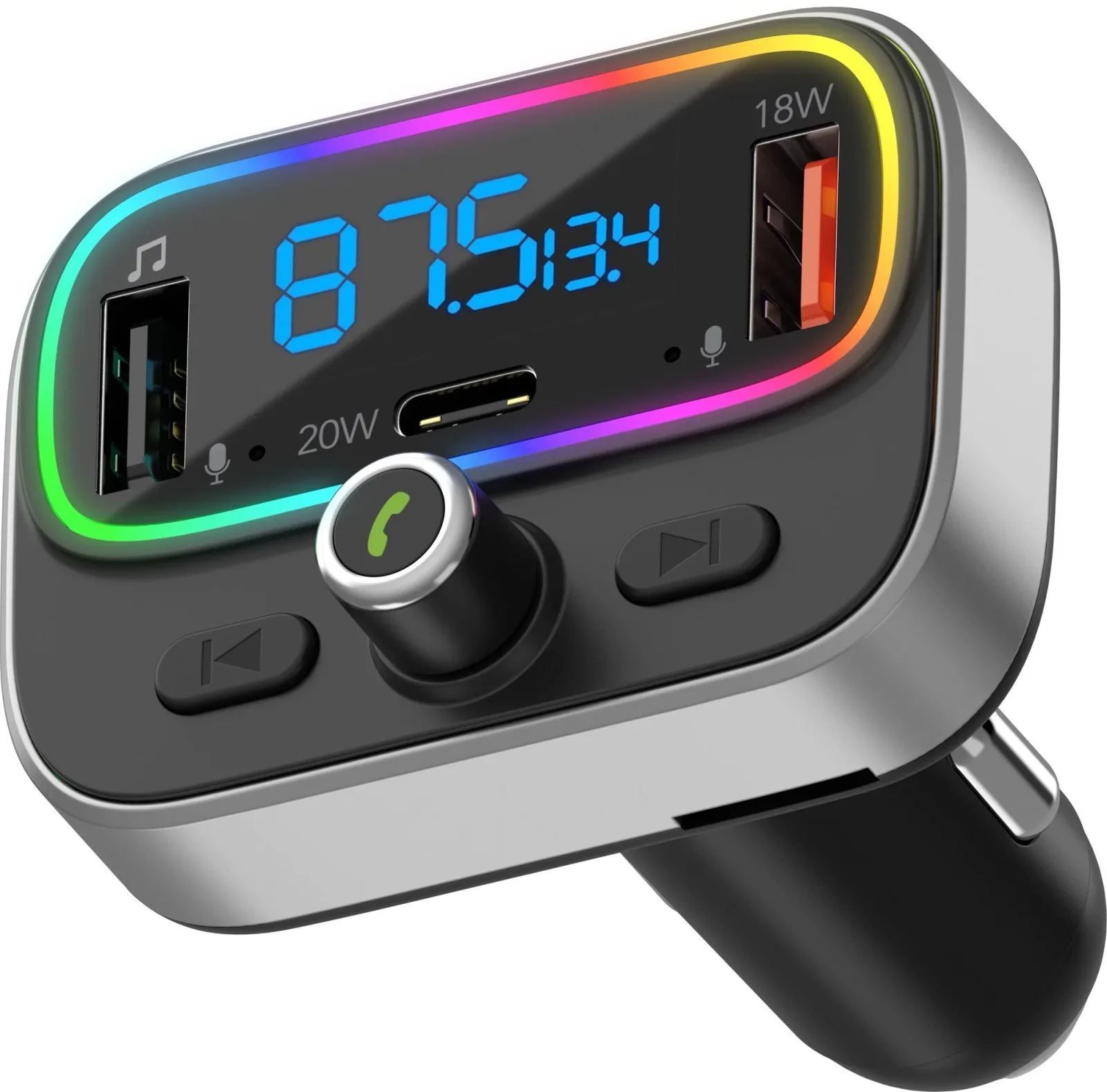 AlzaPower FM Transmitter F140 fekete