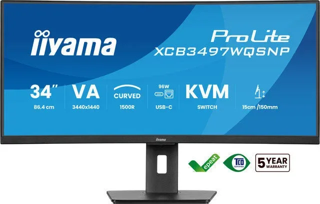 34" iiyama ProLite XCB3497WQSNP-B1