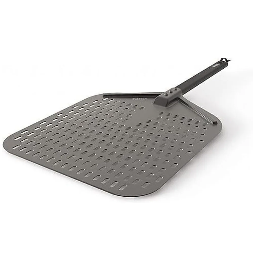 Ninja Woodfire Pizzalapát; akár 30cm pizzákhoz; perforált kialakítás; alumínium (OO101)