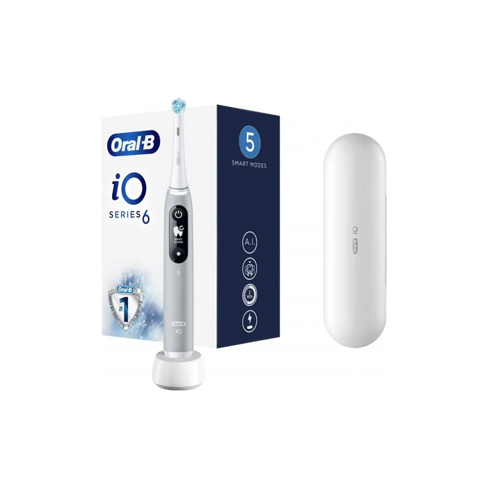 Oral-B iO Series 6 opálszürke elektromos fogkefe