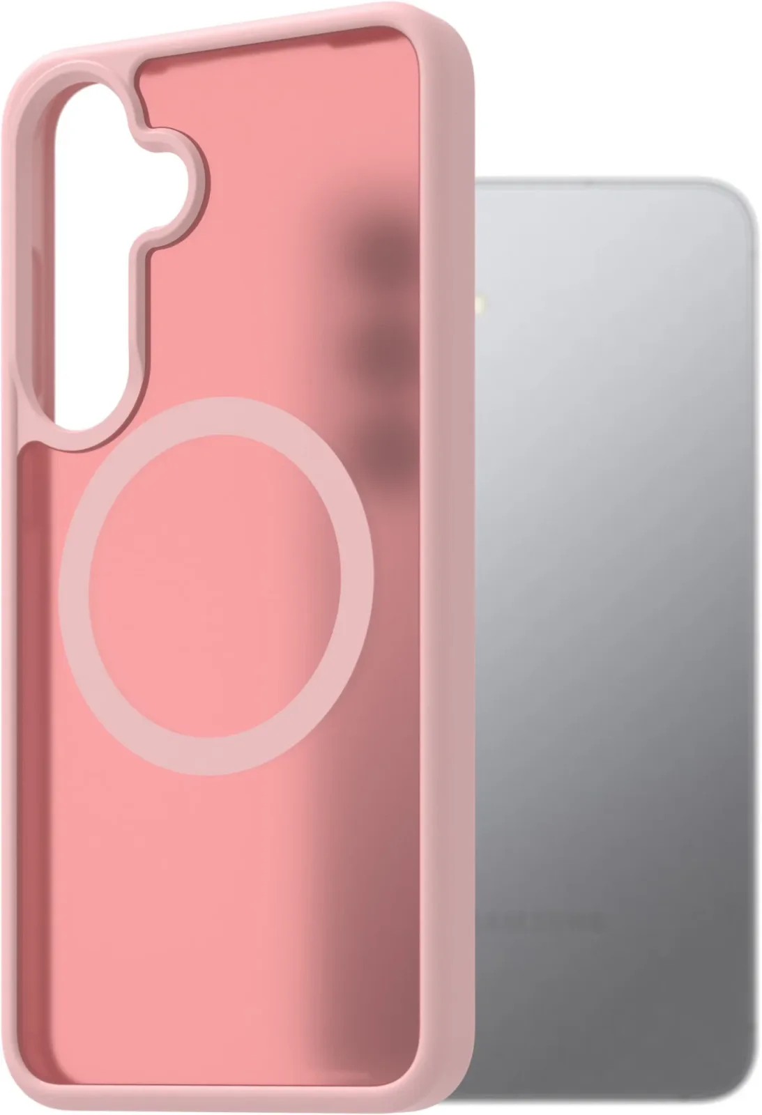 AlzaGuard Matte Case Compatible with Magsafe Samsung Galaxy S25+ rózsaszín tok