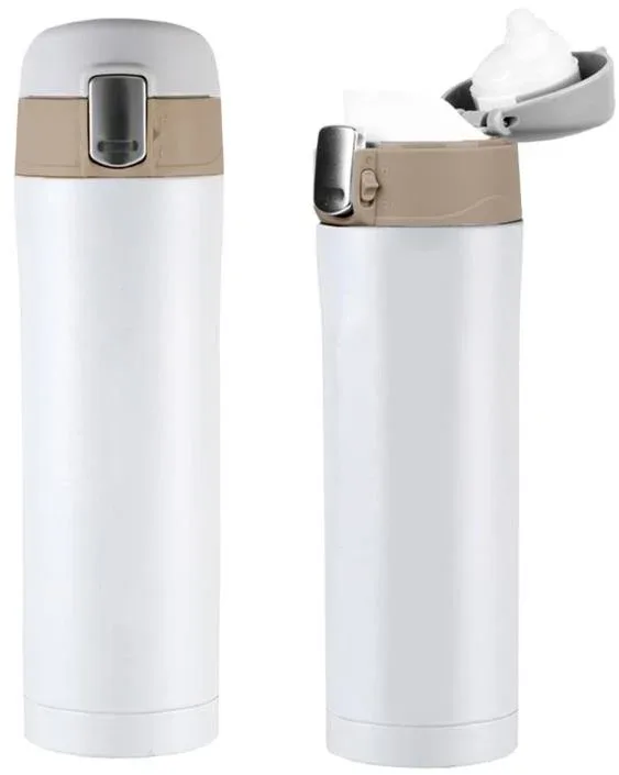 Aptel Utazó termobögre, 450 ml, fehér