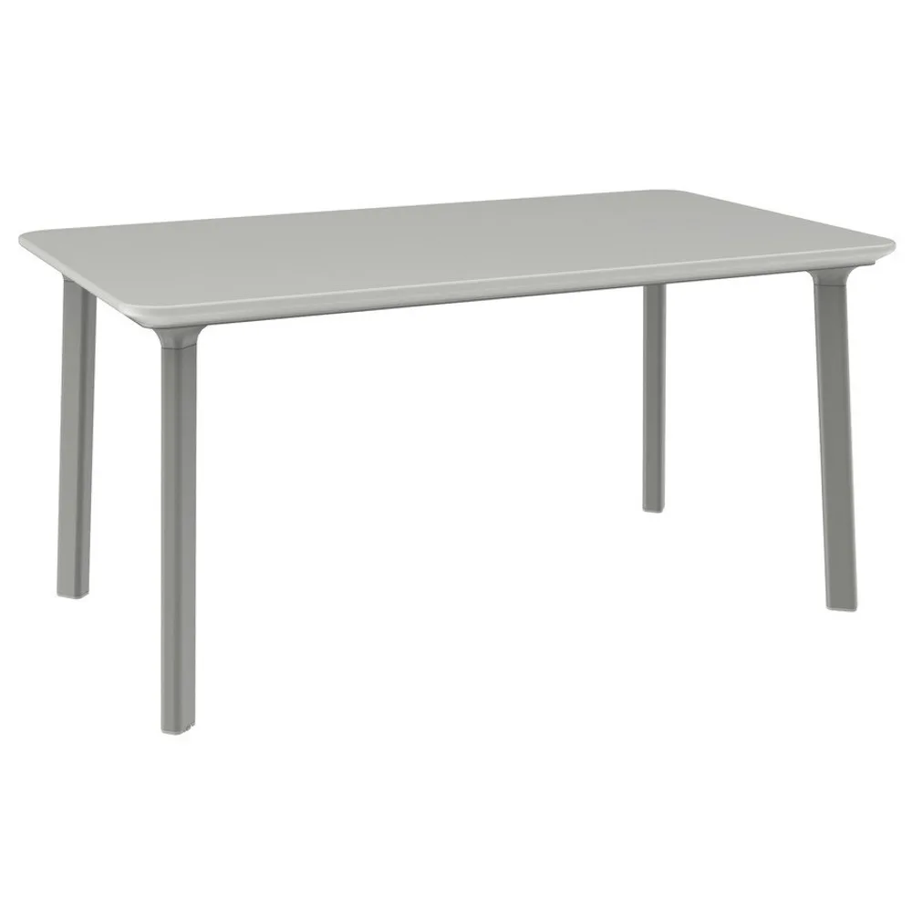 Toomax italia dining grey műanyag kerti asztal - világosszürke
