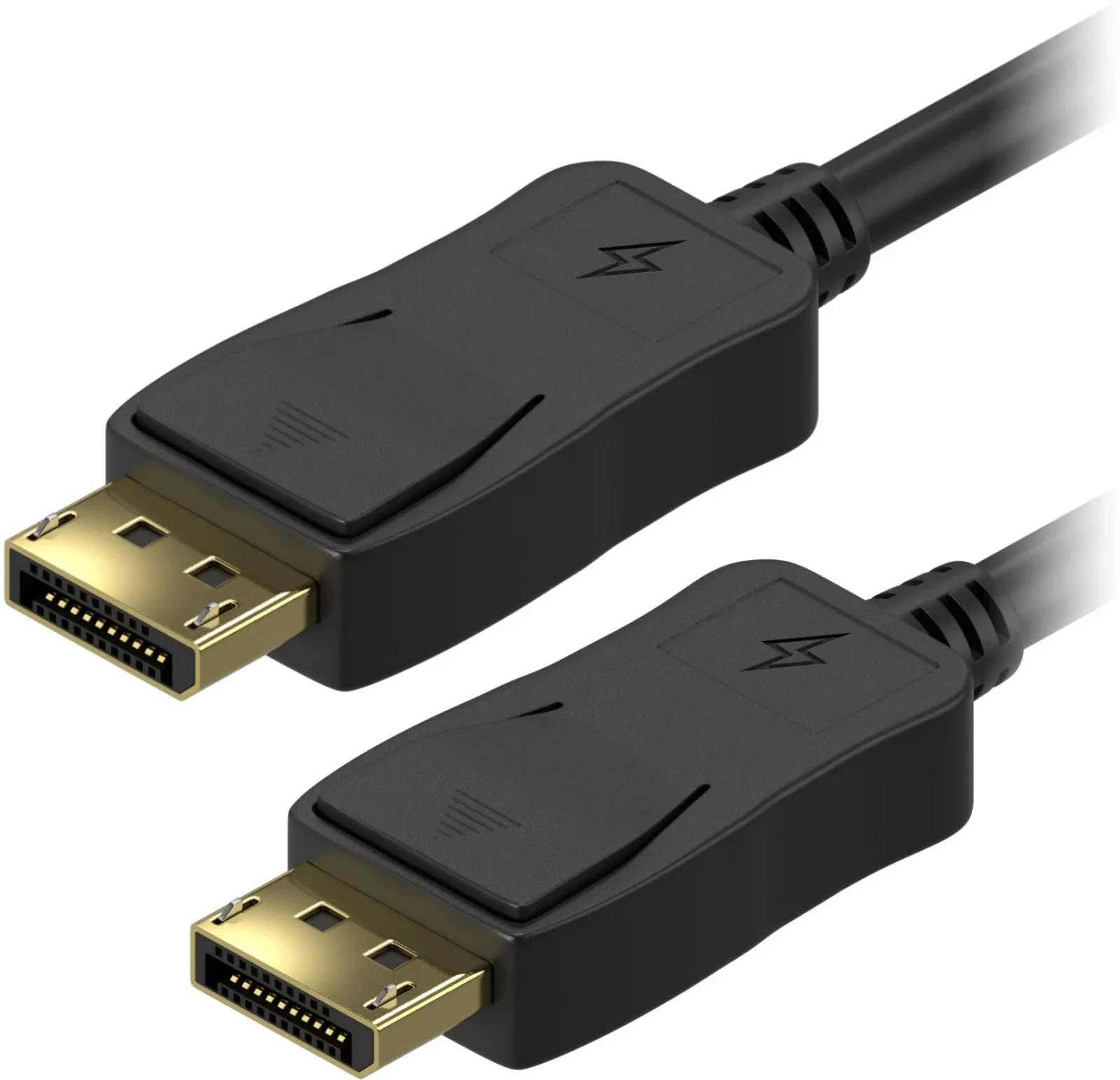 AlzaPower Core DisplayPort 1.2 4K árnyékolt 2m fekete