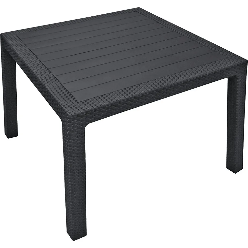 Keter Melody quartted polyrattan kerti asztal - grafit