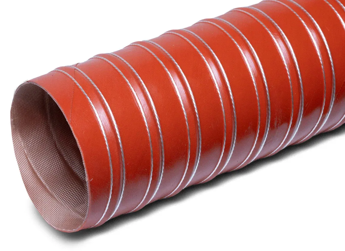 Escape6 Rugalmas tömlő, +250°C-ig hőálló, 89 mm átmérőjű, 1 m hosszú