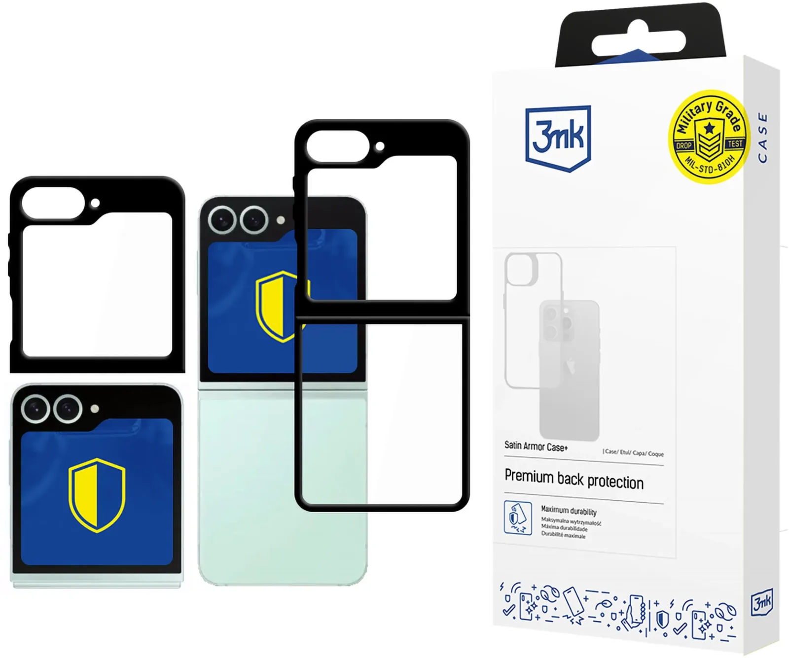 3MK Satin Armor Case+ Flip Samsung Galaxy Z Flip 6 tok