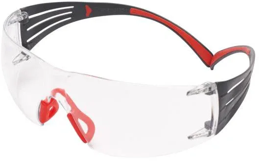 3M SecureFit 400 Védőszemüveg, fekete-piros