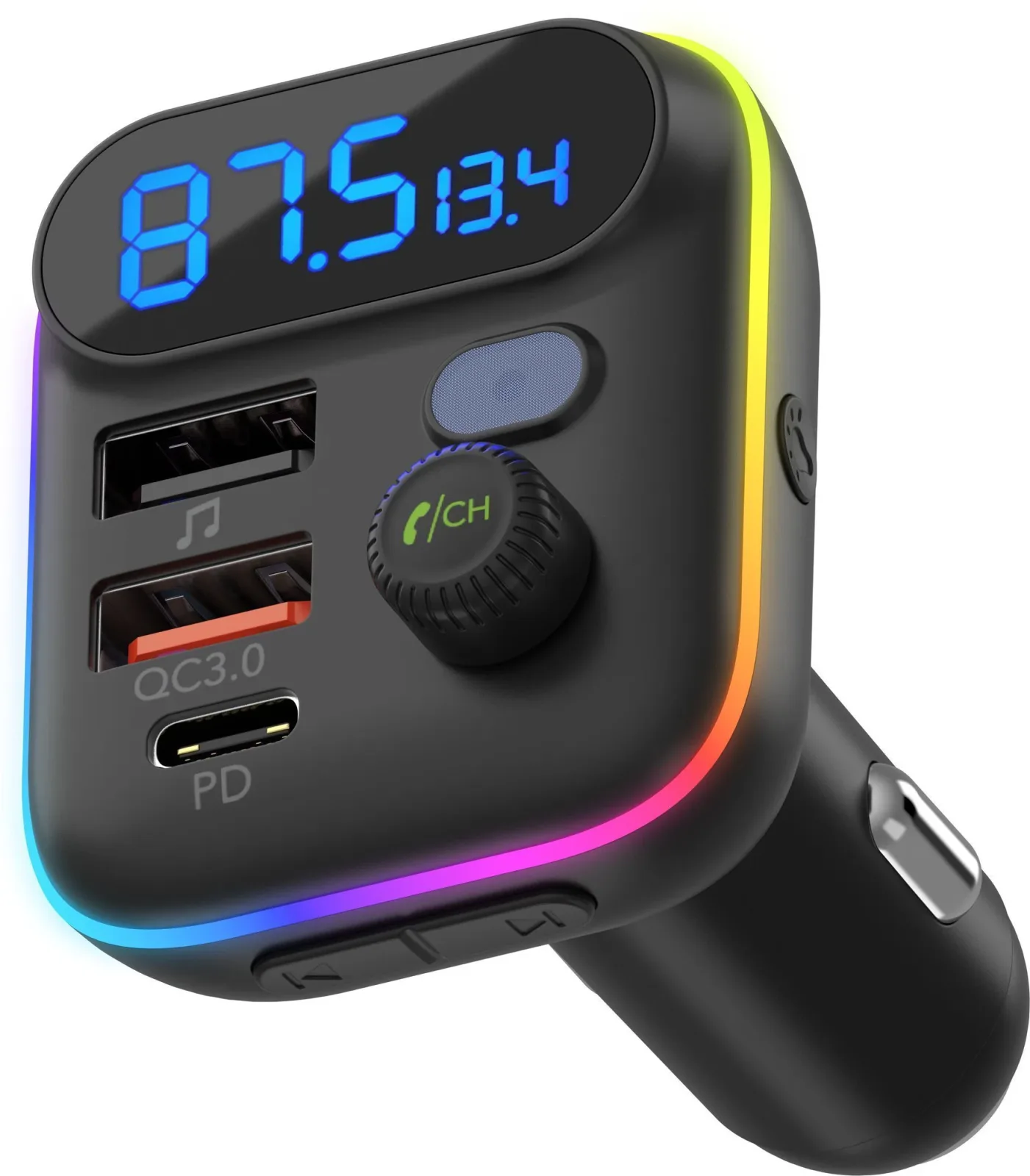 AlzaPower FM Transmitter F120 fekete