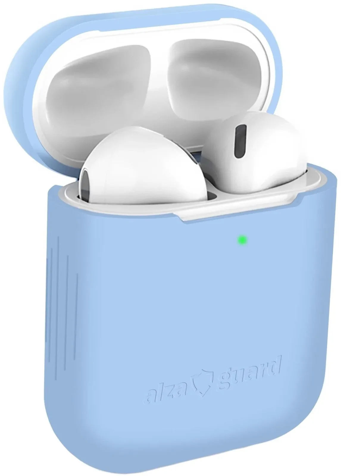 AlzaGuard Skinny Silicone Case Airpods 1. és 2. generáció, kék