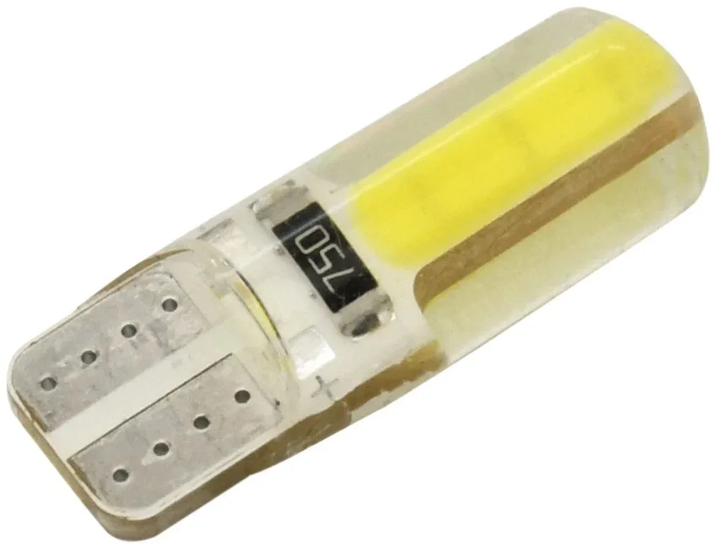 COMPASS Izzó 6 LED 12V T10 NEW-CAN-BUS fehér 2 db