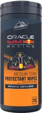 Armor All RED BULL Protectant Wipes, törlőkendők, közepes fény, műanyagvédelem, 25 darab