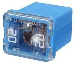 HELLA PAL LOW PROFILE JCASE 20 A, kék
