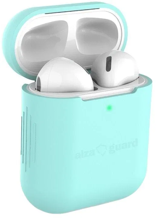 AlzaGuard Skinny Silicone Case Airpods 1. és 2. generáció, zöld