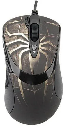 A4tech XL-747H Gaming pók motívum barna