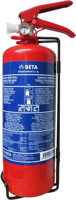 ČERVINKA Hitelesített poroltó készülék P2 BETA L, 2 kg