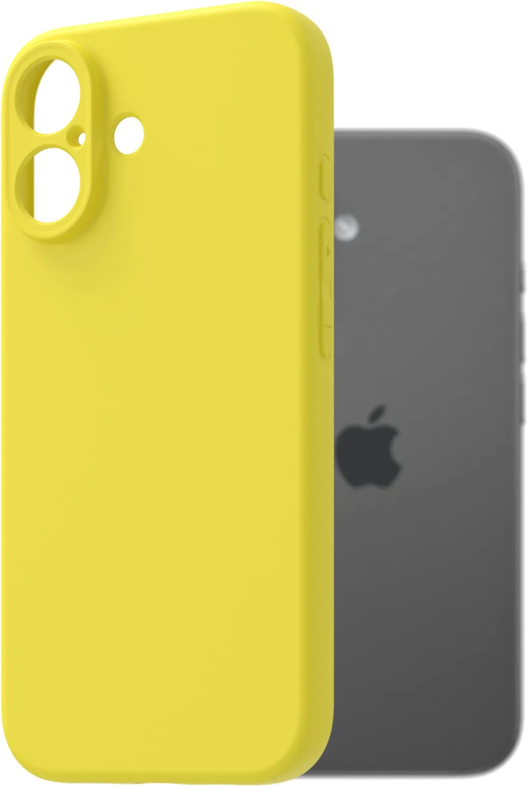AlzaGuard Matte TPU iPhone 17 sárga tok