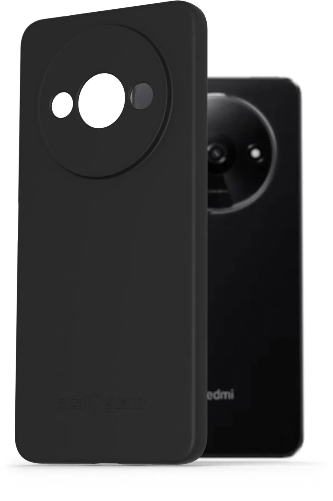 AlzaGuard Matte TPU Case Xiaomi Redmi A3 fekete tok
