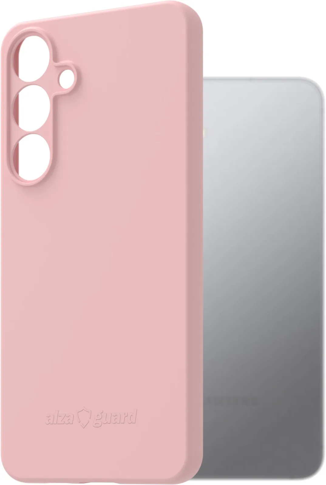 AlzaGuard Matte Case Samsung Galaxy S25+ rózsaszín TPU tok