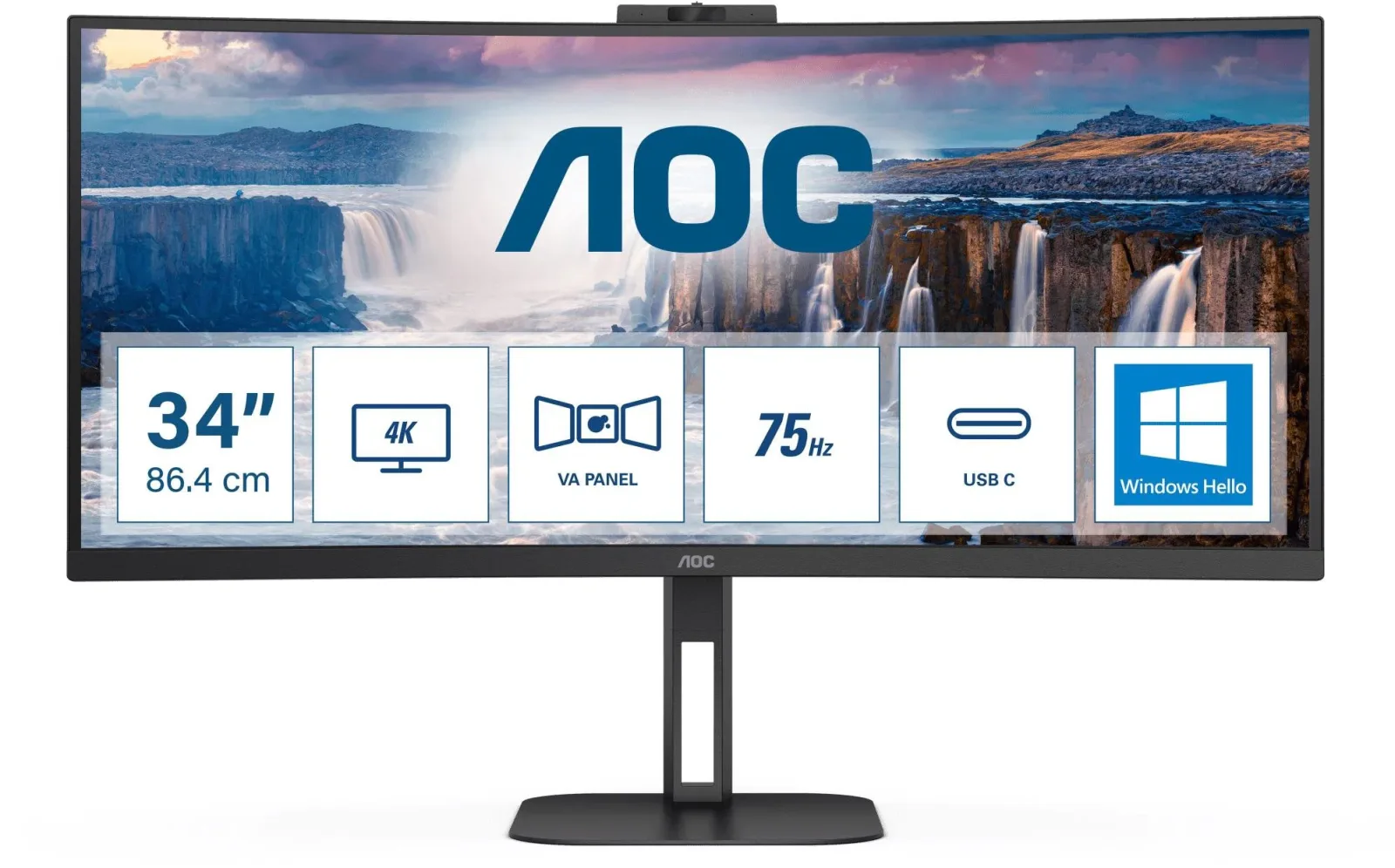 34" AOC CU34V5CW/BK