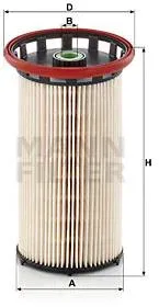 MANN-FILTER PU8028 for AUDI; SEAT; SKODA; VW