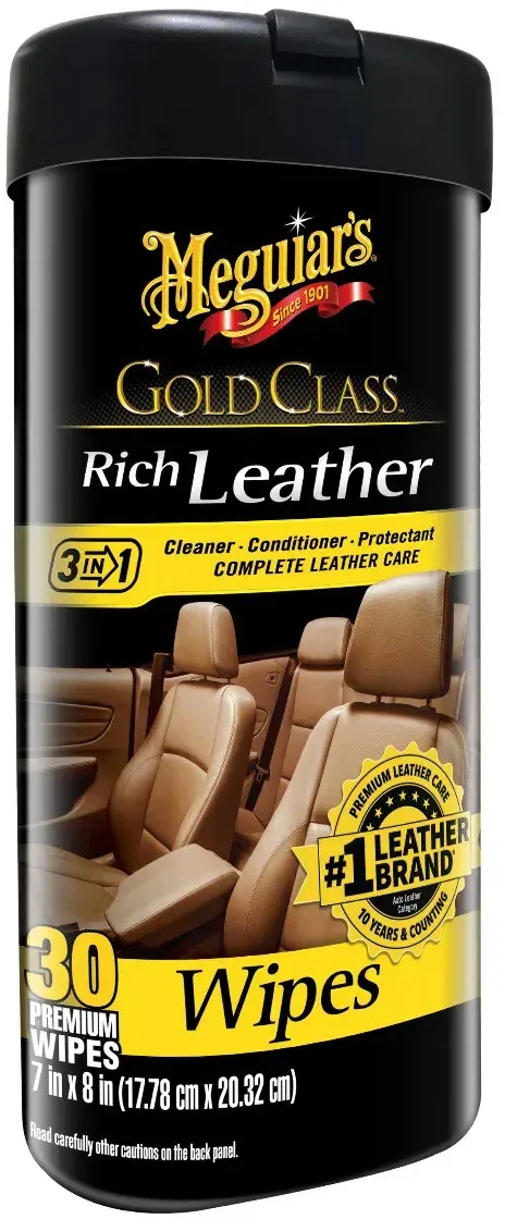 Meguiar's Gold Class Rich Leather Wipes
