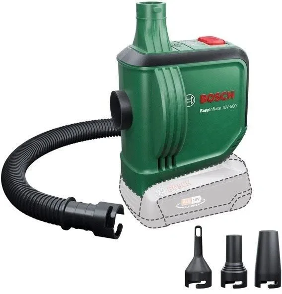 Bosch EasyInflate 18V-500 (akku és töltő nélkül, kartondoboz), 0.603.947.200