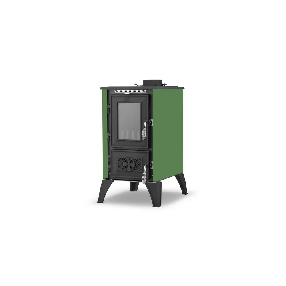Hunor 806 Iglo  kandalló zöld 10,6 kW