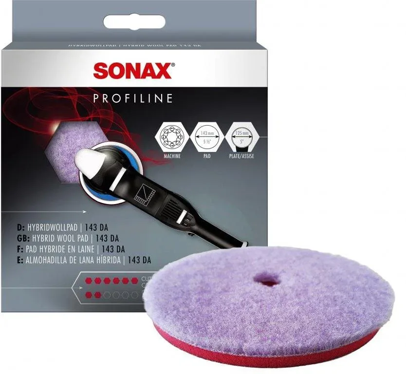 SONAX Profiline HybridWollPad Dual Action korong - 143 mm