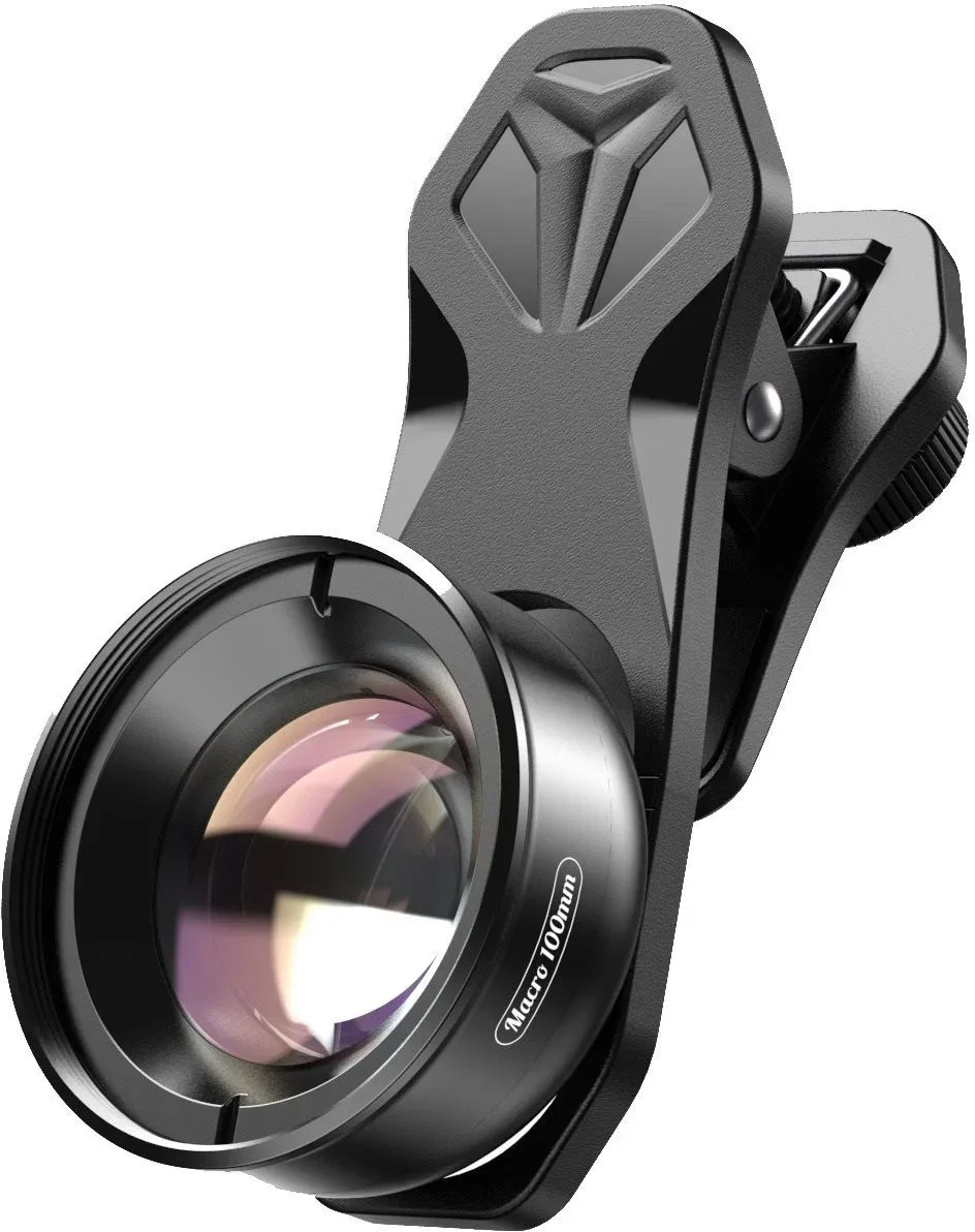 Apexel HD 100MM makro objektív kapoccsal