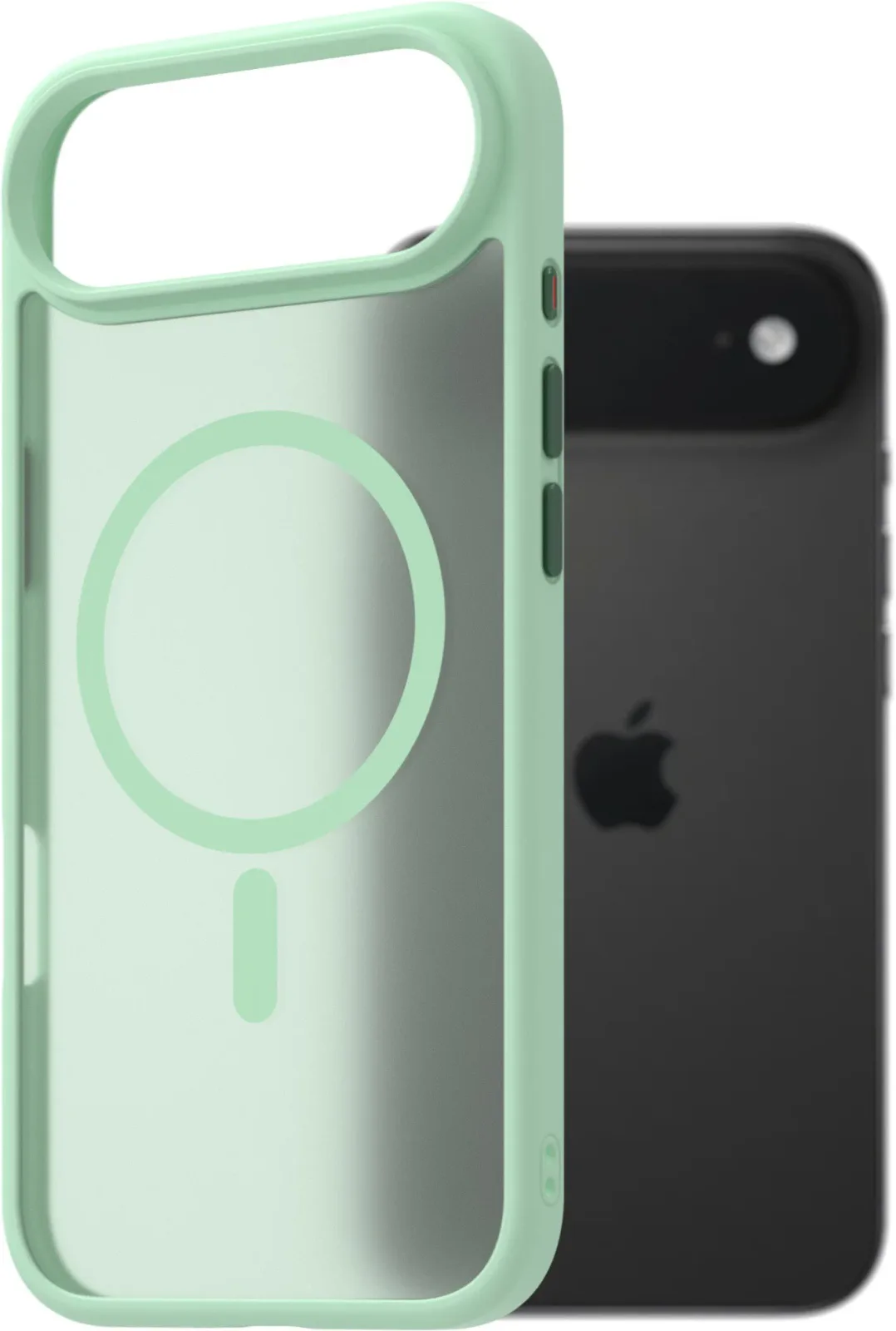 AlzaGuard Matte iPhone Air zöld MagSafe tok