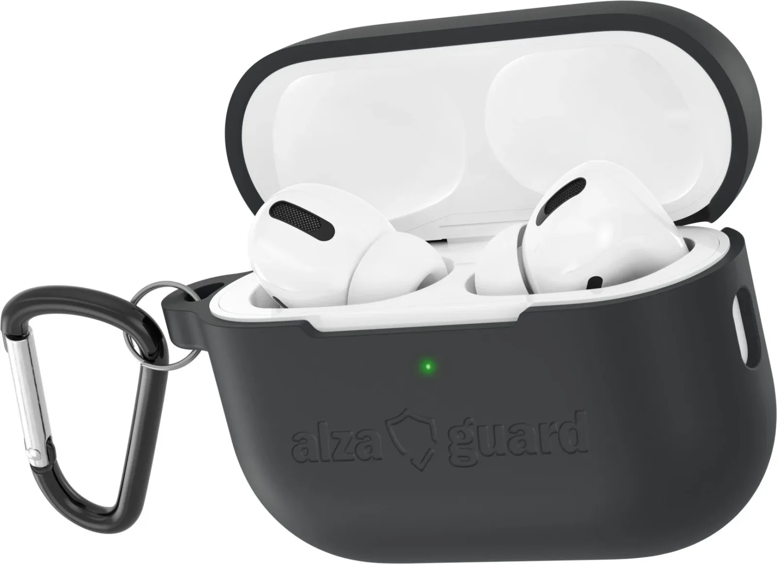 AlzaGuard Skinny AirPods Pro 2 fekete szilikon tok