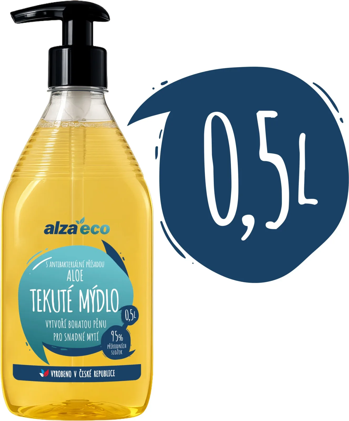AlzaEco Aloe antibakteriális, 500 ml