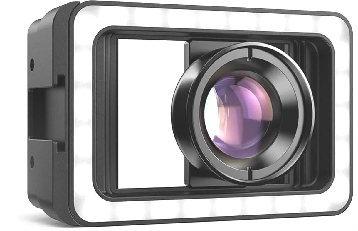 Apexel HD 100MM Macro Lens with LED Light (40mm - 70mm Range)