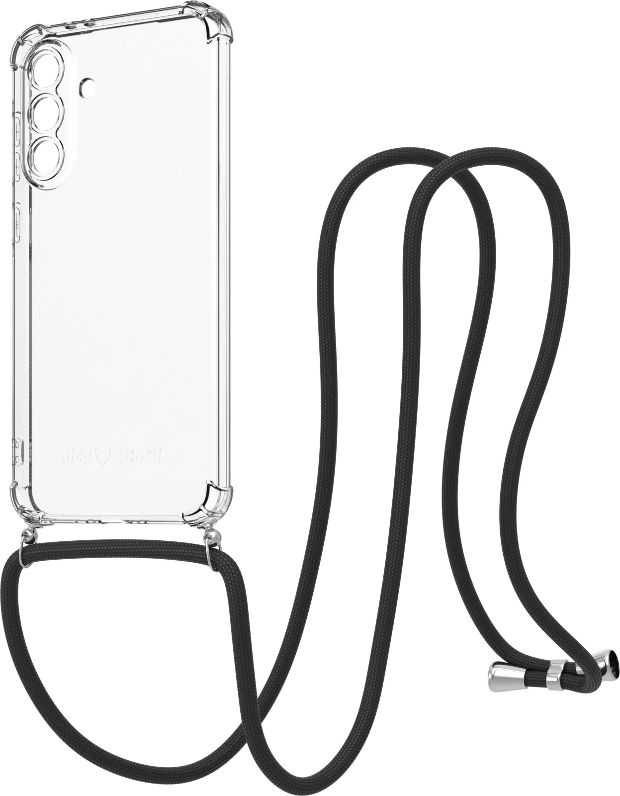 AlzaGuard Luxe Lanyard Case Samsung Galaxy A56 fekete tok