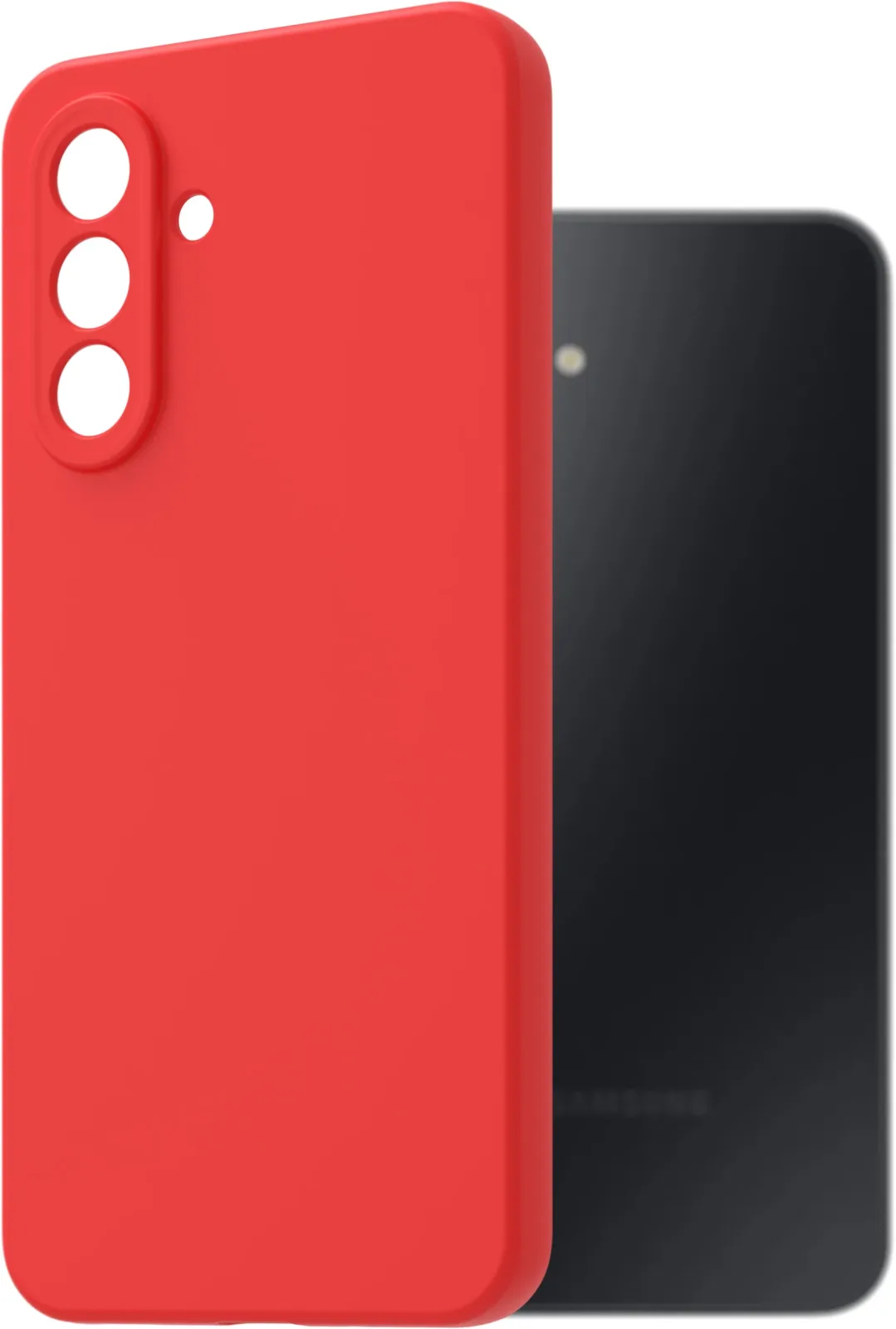 AlzaGuard Matte TPU Case Samsung Galaxy A17 piros tok