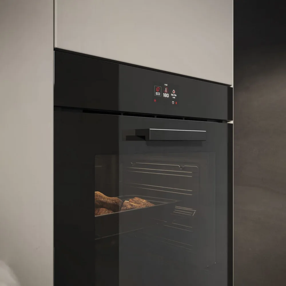 ELICA - Beépíthető sütő VIRTUS MULTI 60 TFT PYRO BL + Ajándék Pizzaszett